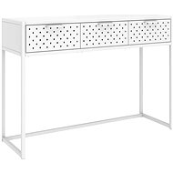 SHUMEE bílý 106 × 35 × 75 cm ocel - Console Table