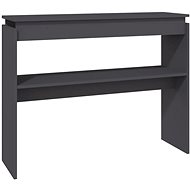 SHUMEE šedý 102 × 30 × 80 cm dřevotříska - Console Table