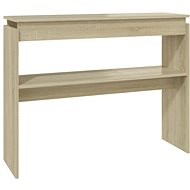 SHUMEE dub sonoma 102 × 30 × 80 cm dřevotříska - Console Table