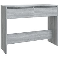 SHUMEE šedý sonoma 100 × 35 × 76,5 cm dřevotříska - Console Table