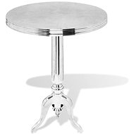 SHUMEE kulatý hliníkový stříbrný - Side Table