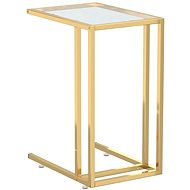 SHUMEE na notebook průhledný 50 × 35 × 65 cm tvrzené sklo - Side Table