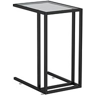 SHUMEE 2 na notebook černý 50 × 35 × 65 cm tvrzené sklo - Side Table
