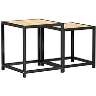 SHUMEE tea 2 pcs MDF oak sonoma - Side Table