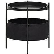 SHUMEE s košem 40 × 40 × 45,5 cm černý - Side Table
