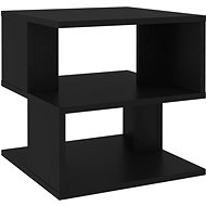 SHUMEE černý 40 × 40 × 40 cm, dřevotříska - Side Table