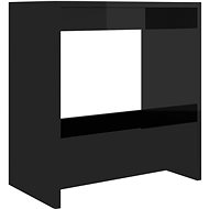SHUMEE černý s vysokým leskem 50 × 26 × 50 cm, dřevotříska - Side Table