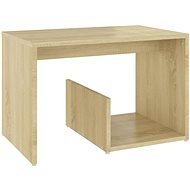 SHUMEE dub sonoma 59 × 36 × 38 cm, dřevotříska - Odkládací stolek