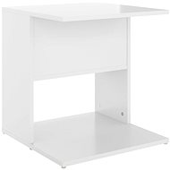 SHUMEE bílý s vysokým leskem 45 × 45 × 48 cm, dřevotříska - Side Table