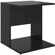 SHUMEE černý s vysokým leskem 45 × 45 × 48 cm, dřevotříska - Side Table