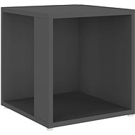 SHUMEE šedý 33 × 33 × 34,5 cm, dřevotříska - Side Table