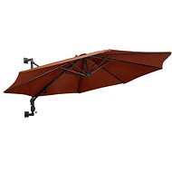 Wall Umbrella with Metal Rod 300cm Brick - Sun Umbrella