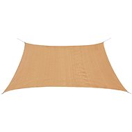 HDPE sun sheet square 3,6x3,6 m beige - Shade Sail
