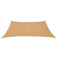 HDPE sun sheet rectangular 2x4 m beige - Shade Sail