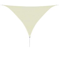 HDPE triangular sun sheet 3,6x3,6x3,6 m cream - Shade Sail