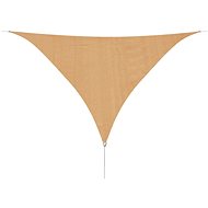 HDPE triangular sun sheet 5x5x5 m beige - Shade Sail