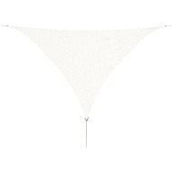 HD-PE triangular sun sheet 5x5x5 m white - Shade Sail
