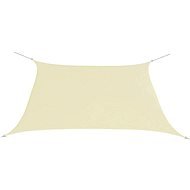 Sun sheet made of oxford fabric square 2x2 m cream - Shade Sail