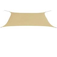 Sun sheet made of oxford cloth 4x6 m rectangular beige - Shade Sail