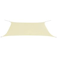 Sun sheet, oxford fabric, rectangular 4x6m cream - Shade Sail