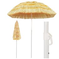 Beach Umbrella in Hawaiian Style 180cm Natural - Sun Umbrella