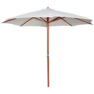 Parasol 300 x 258cm White - Sun Umbrella