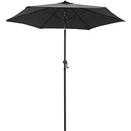 Parasol Anthracite 200 x 211cm Aluminium - Sun Umbrella