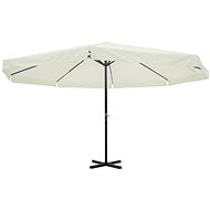 White Aluminium Parasol 500cm - Sun Umbrella
