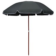 Parasol with Steel Rod 240cm Anthracite - Sun Umbrella