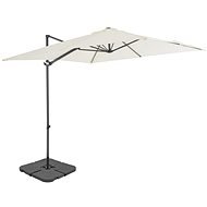 Garden Umbrella with Portable Stand, Sand 2.5 x 2.5 x 2.47m (L x W x H) - Sun Umbrella