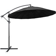 Hanging Parasol Anthracite 3m Aluminium Rod - Sun Umbrella