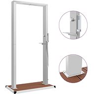 Garden shower with tray WPC stainless steel - Garden Shower