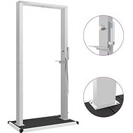 Garden shower with tray WPC stainless steel - Garden Shower