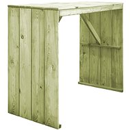 Bar table 130 x 60 x 110 cm impregnated pine - Garden Table