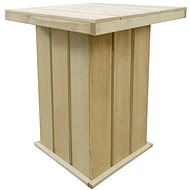 Bar table 75 x 75 x 110 cm impregnated pine wood - Garden Table