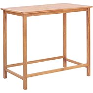Garden bar table 120 x 65 x 110 cm solid teak wood - Garden Table