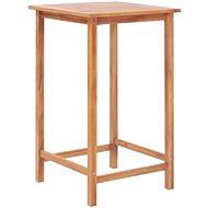 Garden bar table 65 x 65 x 110 cm solid teak wood - Garden Table