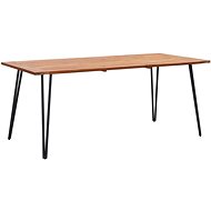 Garden Table with Hairpin Legs 180x90x75cm Solid Acacia - Garden Table