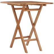 Folding Garden Table 60 x 60 x 75cm Solid Teak Wood - Garden Table