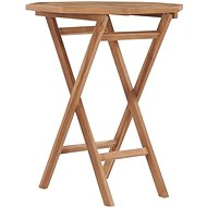 Folding garden table 60 x 60 x 75 cm solid teak wood - Garden Table