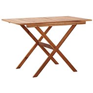 Garden Table 110 x 67 x 74cm Solid Acacia Wood - Garden Table