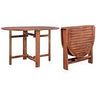 Garden Table 120 x 70 x 74cm Solid Acacia Wood - Garden Table