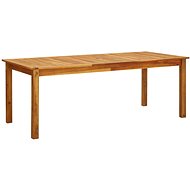 Garden Table 200 x 90 x 74cm Solid Acacia Wood - Garden Table