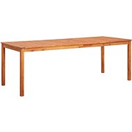 Garden Table 215 x 90 x 74cm Solid Acacia Wood - Garden Table
