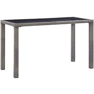 Garden Table Anthracite 123 x 60 x 74cm Polyratan - Garden Table