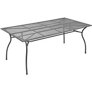 Garden Table Anthracite 170 x 89.5 x 72.5cm Steel Mesh - Garden Table