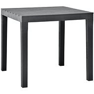 Záhradný stôl antracitový 78 × 78 × 72 cm plast - Záhradný stôl
