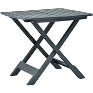 Folding garden table green 79 x 72 x 70 cm plastic - Garden Table