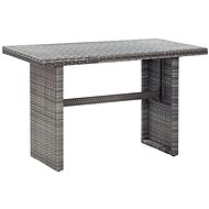 Garden Table Anthracite 110 x 60 x 67cm Polyratan - Garden Table