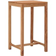 Garden bar table 60 x 60 x 105 cm solid teak wood - Garden Table
